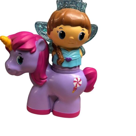 Mega Bloks Lil' Princess Unicorn & Fairy First Builders Set 1+ - Picture 1 of 2